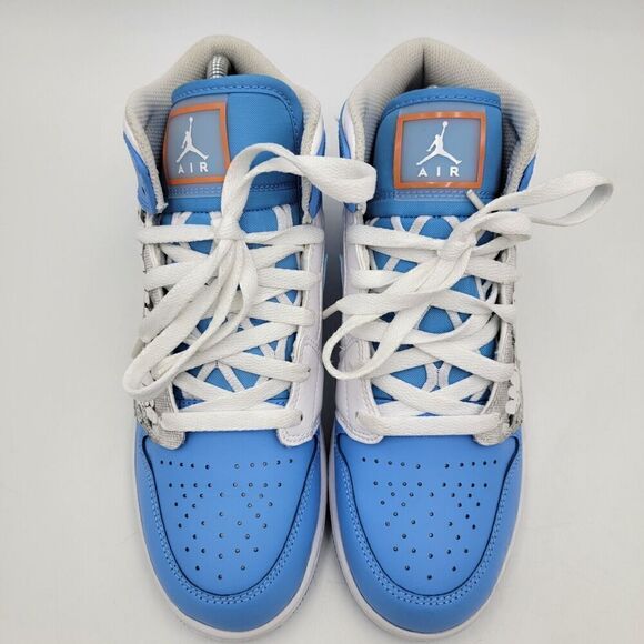 Nike Air‎ Jordan 1 University Blue Sneakers DR6492-100 Sz 6.5Y Women's Shoe Sz 8 - Picture 5 of 10